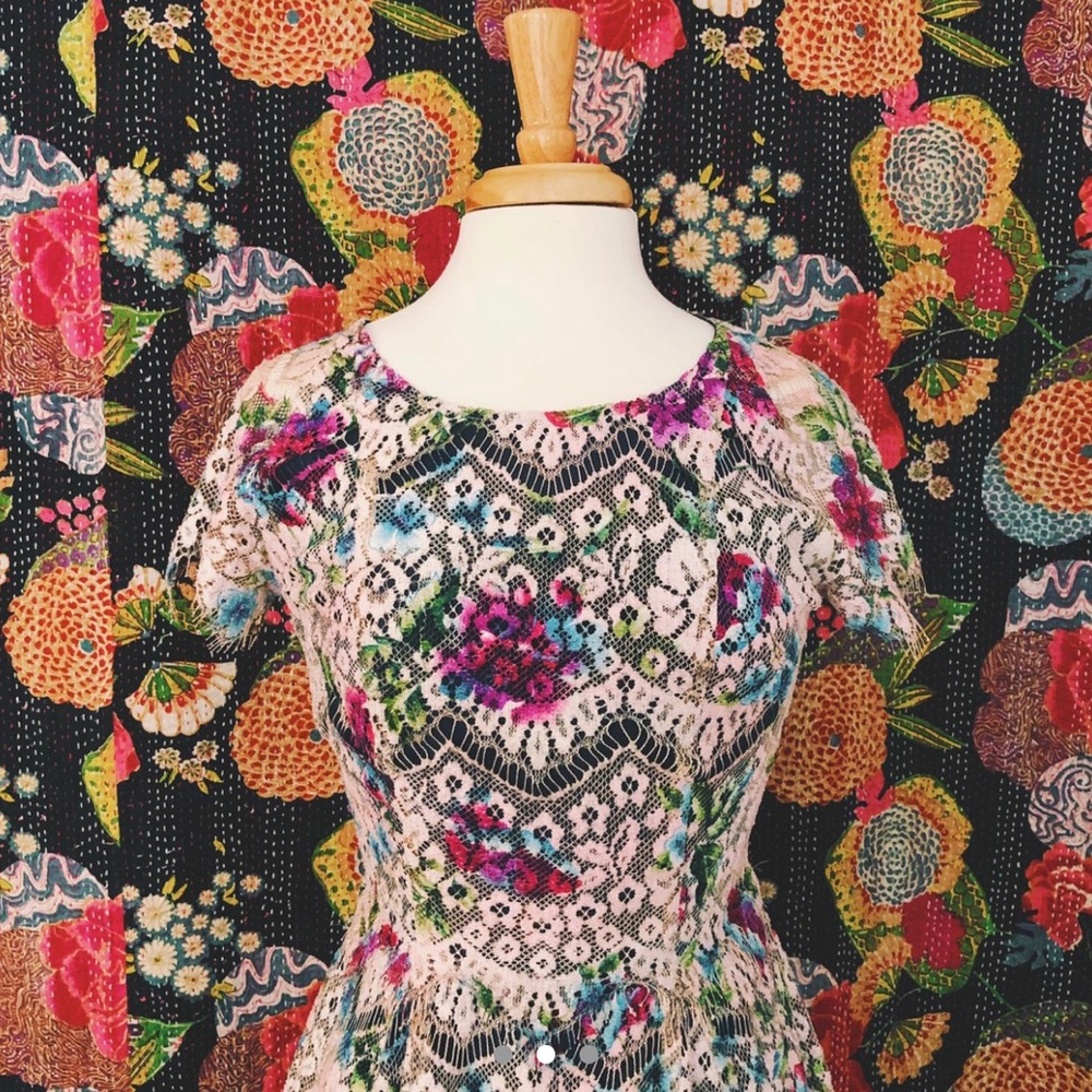 ✨Hunter Dixon, Anthropologie Lace Dyed Dress✨